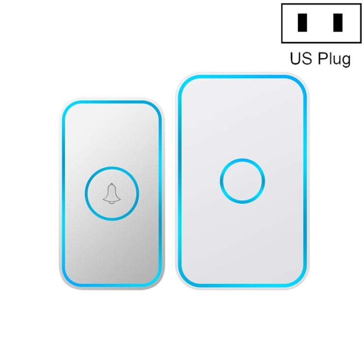 CACAZI A78 Long-Distance Wireless Doorbell Intelligent Remote Control Electronic Doorbell, US Plug, EU Plug, UK Plug CACAZI A78 Long-Distance Wireless Doorbell Intelligent Remote Control Electronic Doorbell, US Plug, EU Plug, UK Plug
